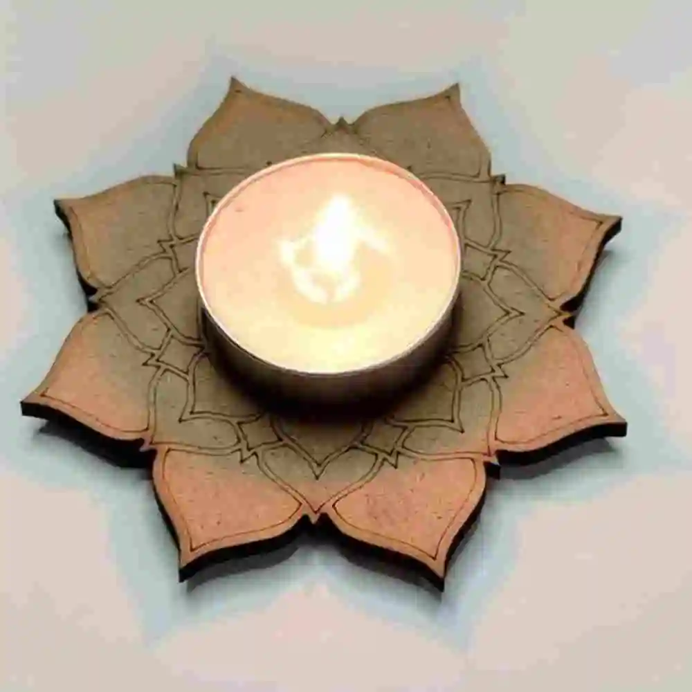 Buy Flower MDF T-Light Holder online